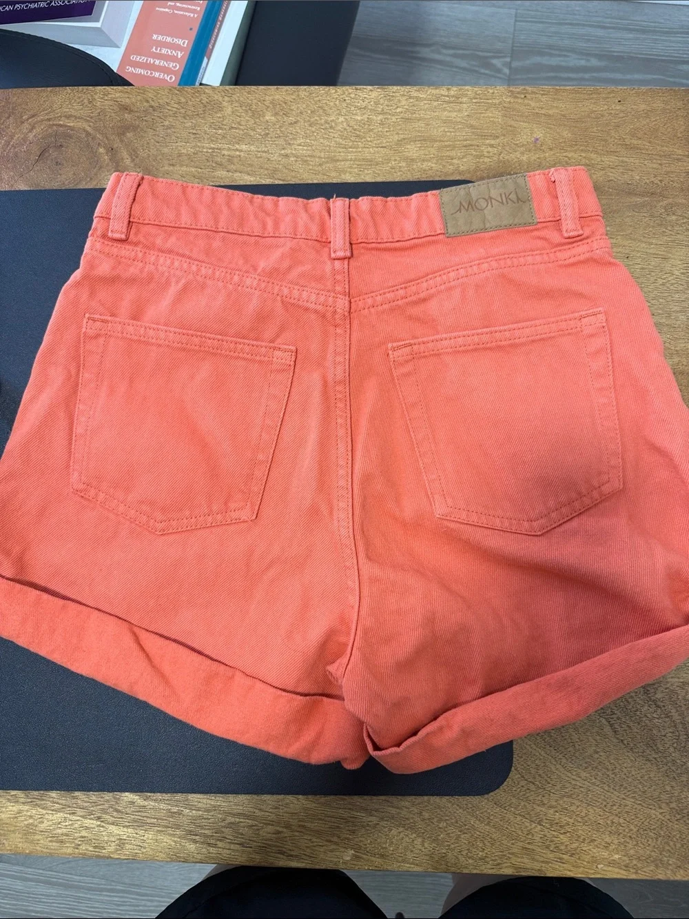 Monki denim shorts